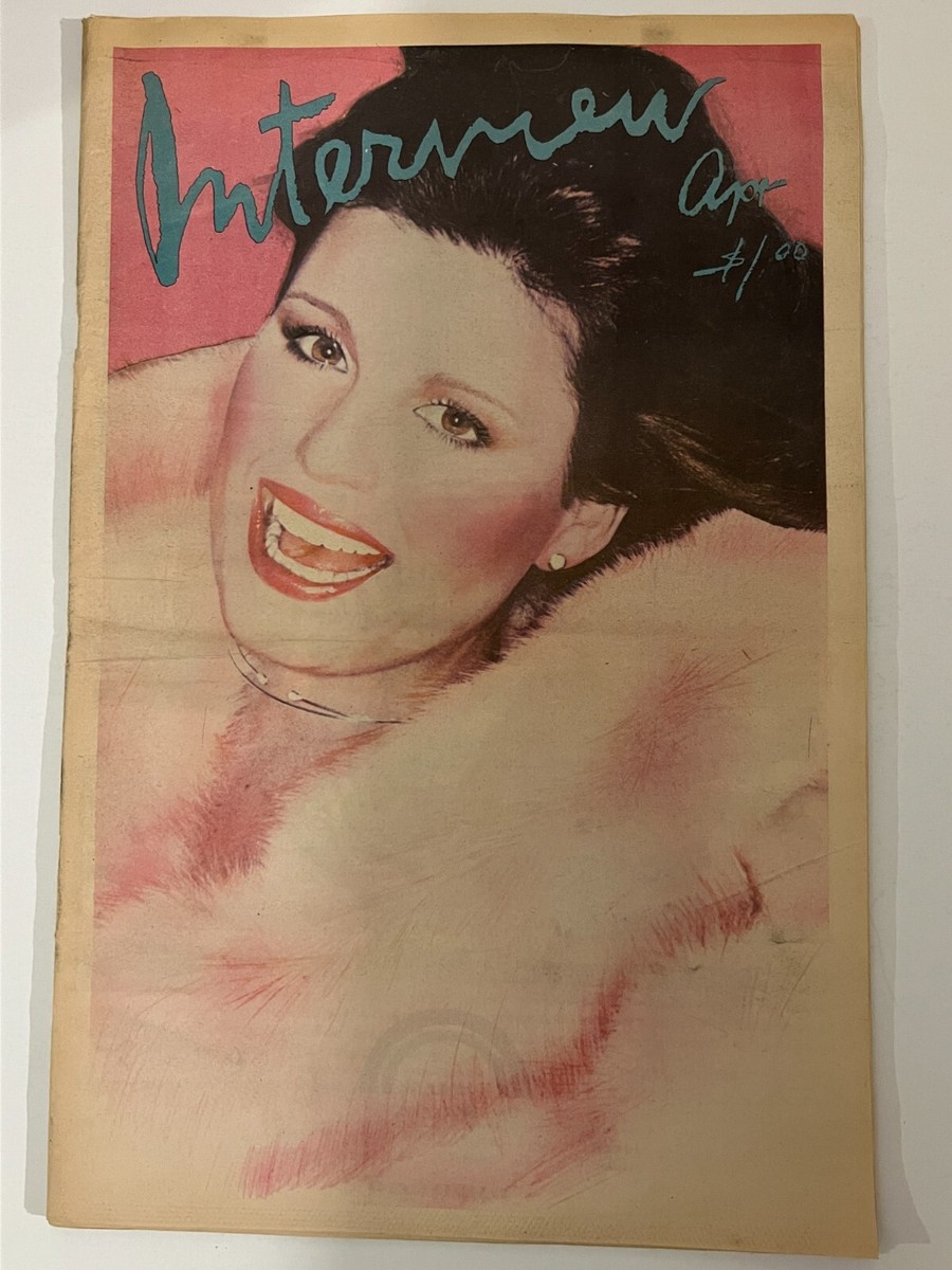 ANDY WARHOL Interview Magazine April 1978 Luci Arnaz Halston Elsa