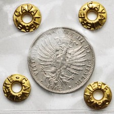 ITALIA Vittorio Emanuele III 25 Centesimi 1902 Rara - Periziata BB+