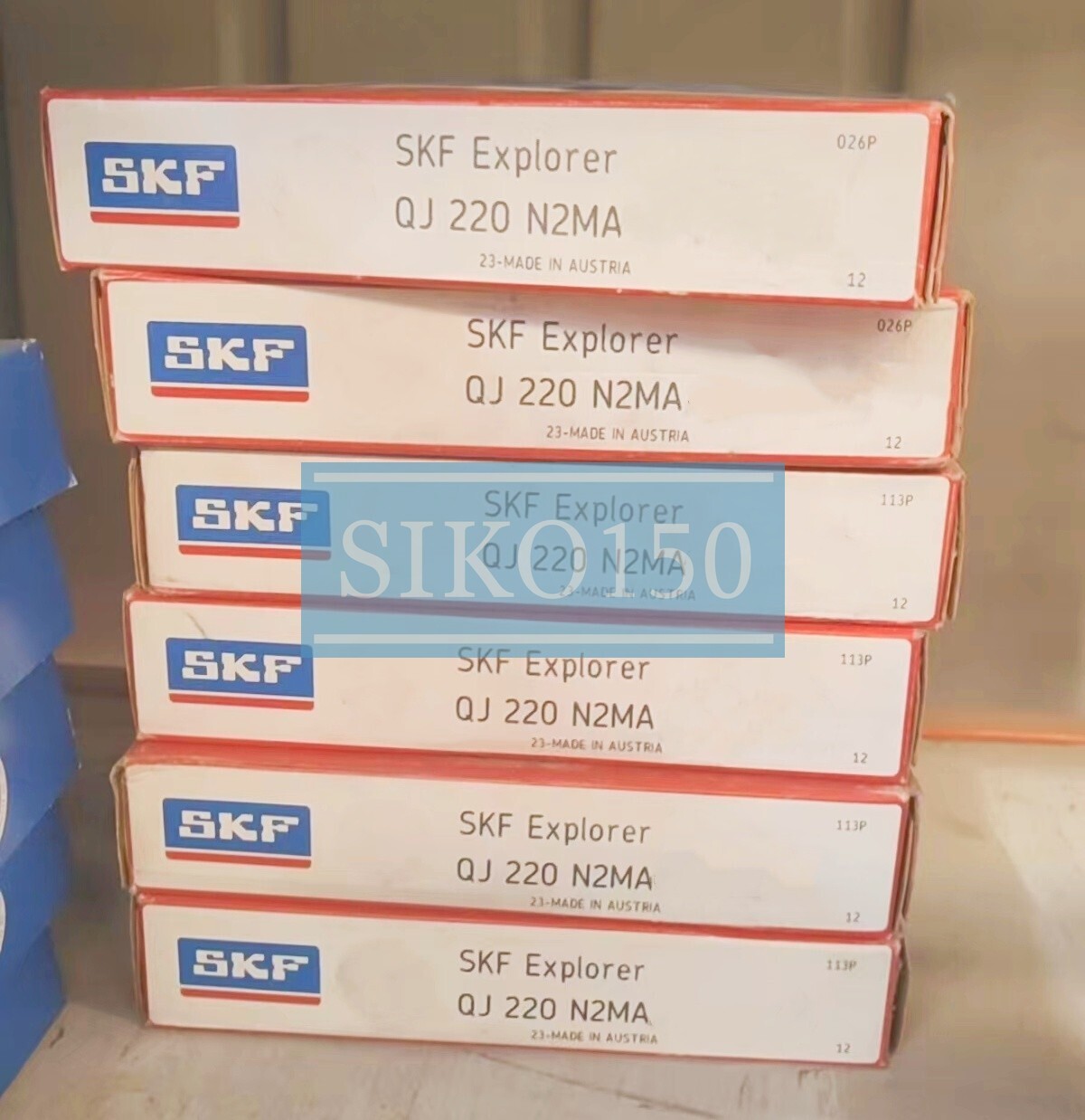 1PC SKF QJ 220 N2MA four point contact ball bearing #SK