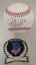 Patrick Wisdom Signed Official Major League Baseball Beckett Auto Chicago Cubs
