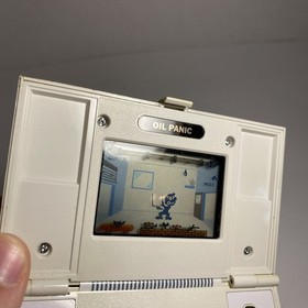 1982 Nintendo Game & Watch OIL PANIC Handheld System OP-51 - Tested