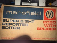 FILM EQUIPMENT Mansfield 2080 With Splicer Super 8MM Reporter Editor