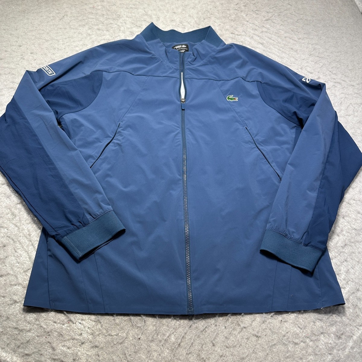 Lacoste Sport x Novak Djokovic Track Jacket Blue Full Zip Mens