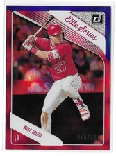 MIKE TROUT  2018 Donruss Baseball #ES8  ELITE SERIES BLUE /249  L.A. Angels