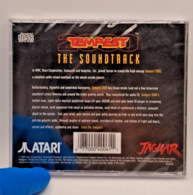 Tempest 2000-The Soundtrack (Atari Jaguar, 1994) New Sealed, THIS IS A AUDIO CD