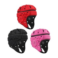 Casco de rugby para niños arnés protector anticolisión protectores de cabeza de rugby para hockey
