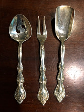 Vintage International INTERLUDE Silver Serving Snack Set