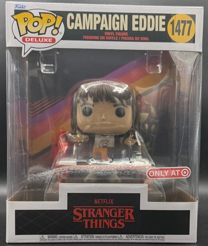 Funko - Stranger Things - Campaign Eddie (Pop Deluxe) #1477 (Target Exclusive)