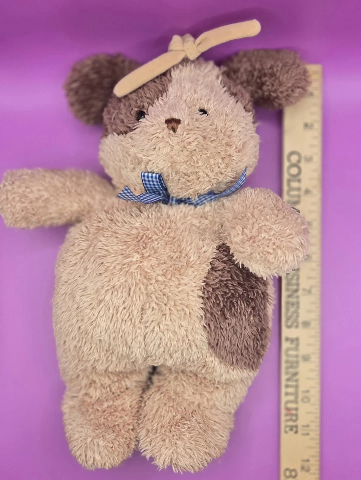 Carter's Child Of Mine Marrón Bebé Cachorro Perro Musical Tirador Cuerda Antiguo McDonald 11” Foto 4 de 4