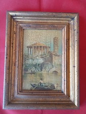 Quadro Roma Sparita Rosler Franz Sbocco Della Cloaca Massima Riprod. Certificata