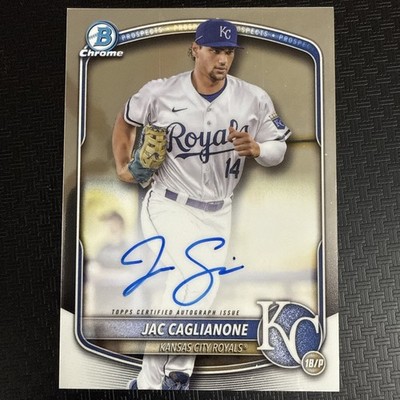 2025 Bowman Draft Chrome JAC CAGLIANONE Prospect AUTO Royals Autograph #CPA-JCA