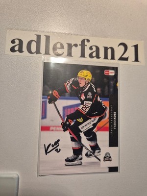 DEL 25-26 2025-2026 SIGNIERT Fabio Kose Löwen Frankfurt