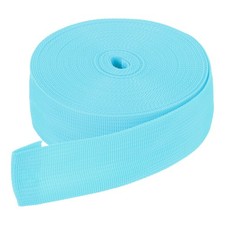 10Yard x 1 1/2" Width Nylon Webbing Strap Poly Flat Webbing Strapping Light Blue