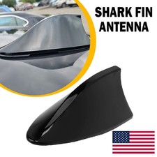 Black-truck Shark Fin Roof Antenna Car Auto Aerial Fmam Radio Signal Universal Black-truck Shark Fin Roof Antenna Car Auto Aerial Fmam Radio Signal Universal