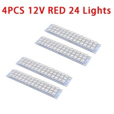 4pcs Super Bright 12v 24 Led Piranha Led Lights Panel Board Lamp Lighting Hot