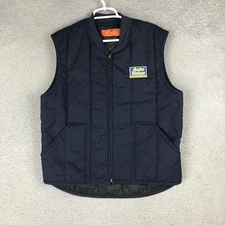 Red Kap Vest Mens Large Quilted Full Zip Workwear Auto Value Parts Stores USA