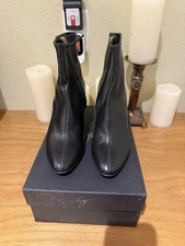 New Made In Italy  Lady’s Giuseppe Zanotti Black Boots Size Eu 35.5 Us 5.5
