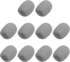 10Pcs Microphone Foam Covers, 40Mm (1.57") ID 10Mm (0.39") Thickness Microphone 