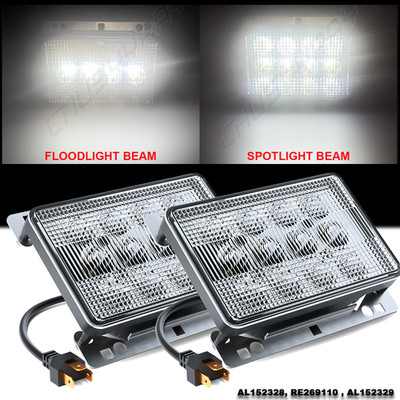 2PCS Headlight For Deere Tractor 5045E 5055E 5065E 5075E 5082E 5083E 5090E