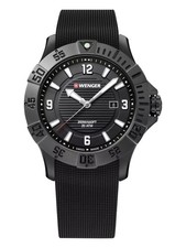 Reloj Wenger Swiss Army para hombre 01.0641.134 Seaforce esfera negra 43 mm precio de venta sugerido por el fabricante 280 USD