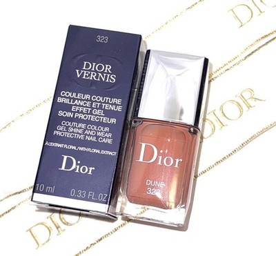 Dior Vernis Couture Colour Gel Shine And Wear Protective Nail Care 323 Dune 10ml