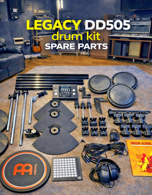 Legacy DD505 Electronic Drum Kit Parts   Snare, Tom, Crash, Ride, Kick, HH, Tube