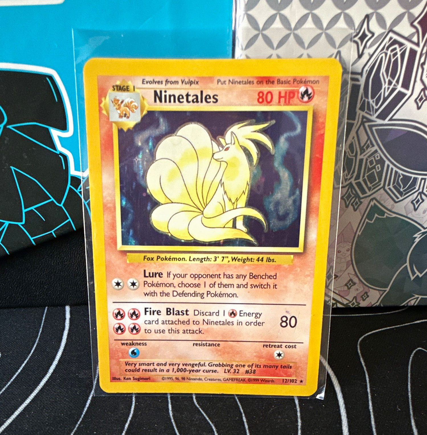 Wizards of the Coast Ninetales 12/102 Base Set Holo 1995 English First Edition
