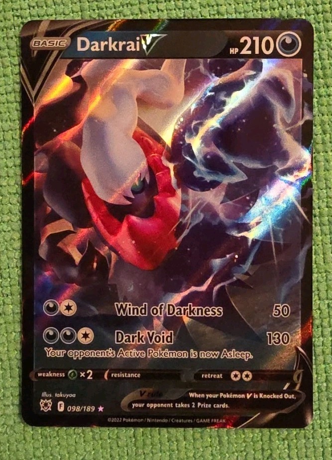 Pokémon TCG SWSH Astral Radiance Darkrai V #98/189 Ultra Rare