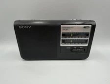VTG Sony AM/FM 2Band Radio ICF-38 AC/DC Battery Tested and Fully Works 100% EUC
