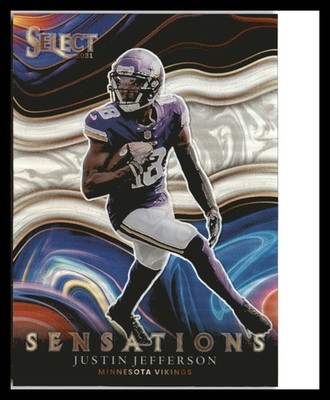 【お盆セール中】DIGITAL COLLECTION CHOICE! SF CD 2021 Panini Select #SEN-9 Justin Jefferson Sensations Prizm | eBay