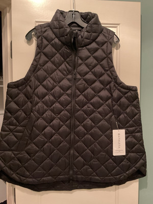NWT Athleta Whisper Featherless Quilted Puffer Vest SZ 1X Retail $179.