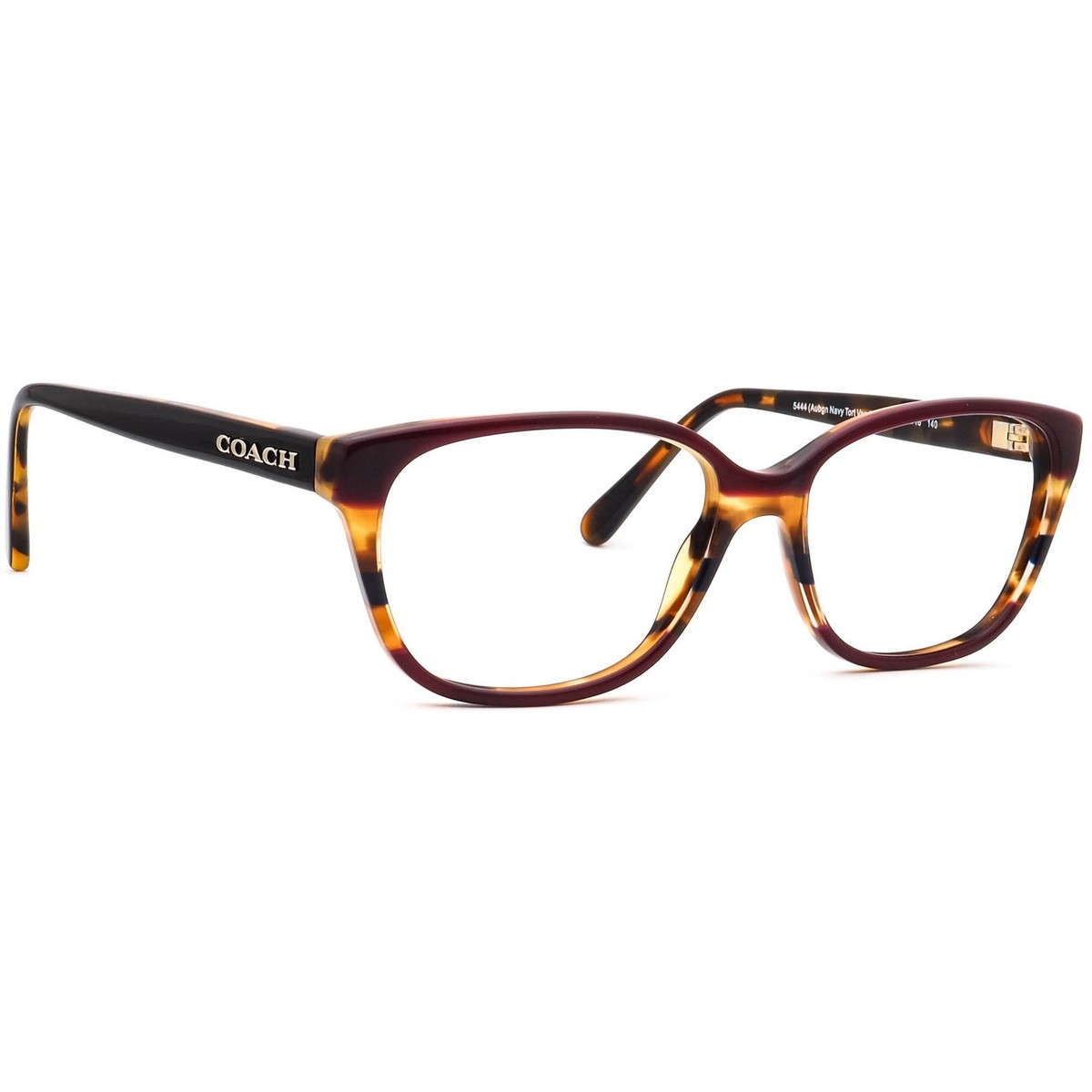 Coach HC6103 Eyeglasses Aubergine Navy Tortoise Varsity Stripe 54-16-140 HC 6103 Amazon.com: COACH HC6103 Prescription Eyewear Frames  main image 3
