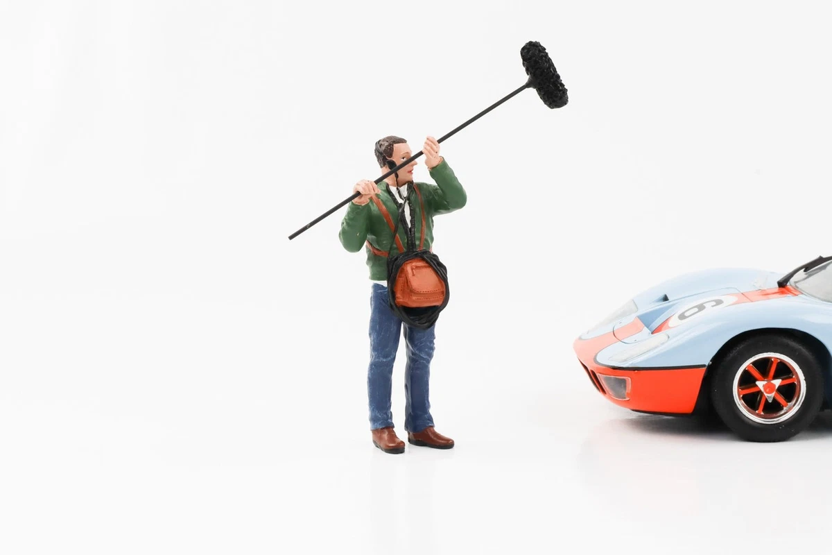 Figurina In Resina 1/18 Boss Man 9cm - Modello Dipinto Per Auto E Diorami