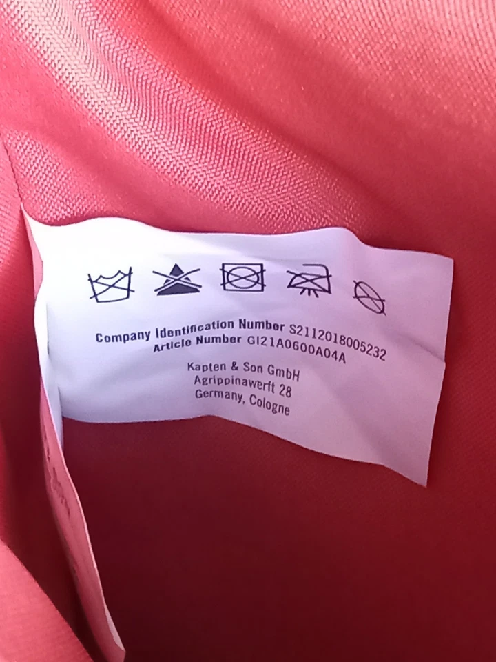 KAPTEN & SON Rucksack, grey/olive (grau/ olive), 26l, mit Laptopfach, gute Ware - Bild 4 von 4