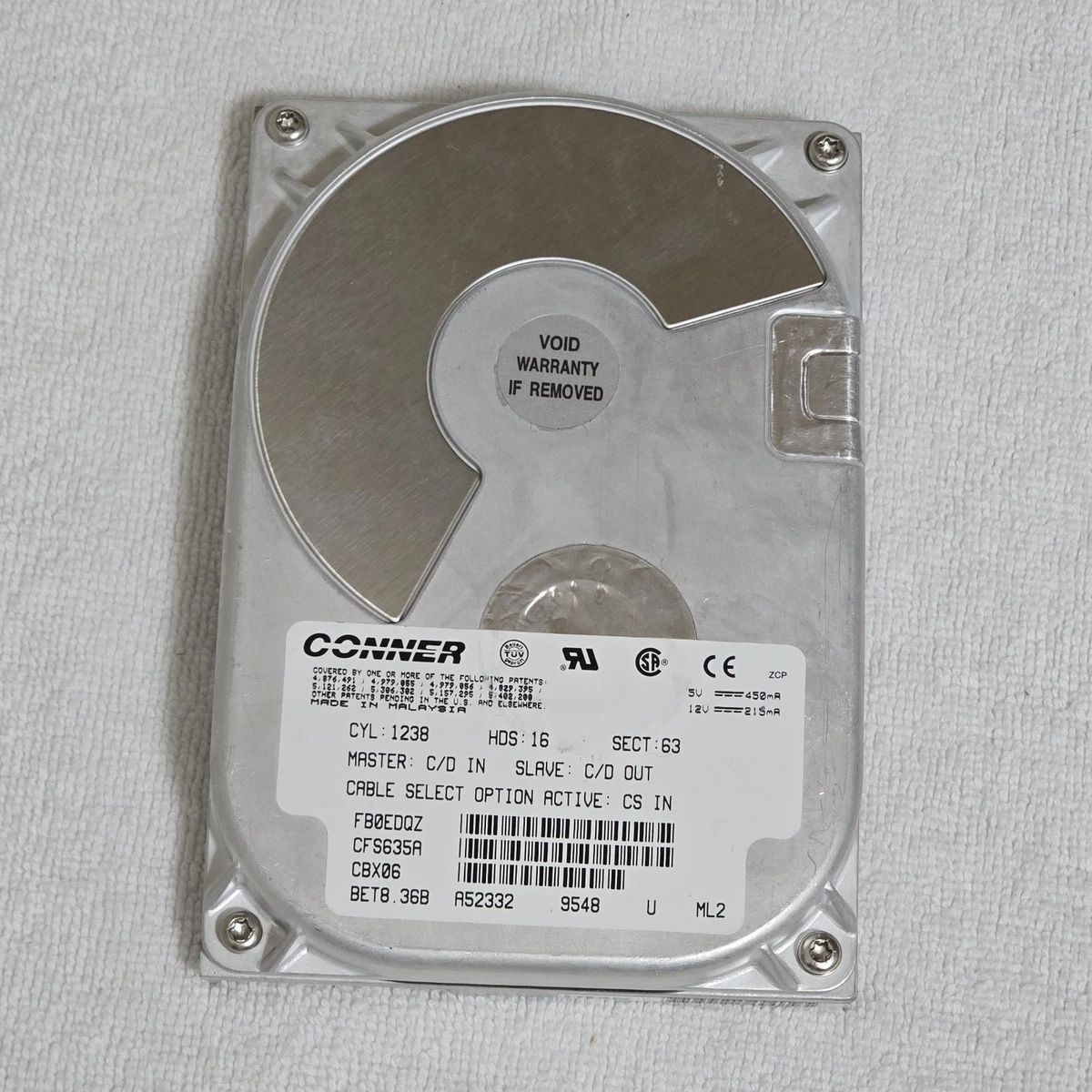 Conner Internal Hard Disk Drives for sale - eBay