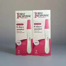Lots Of 2 First Response Early Result Pregnancy Tests, 2 Tests/Box, 4 Total