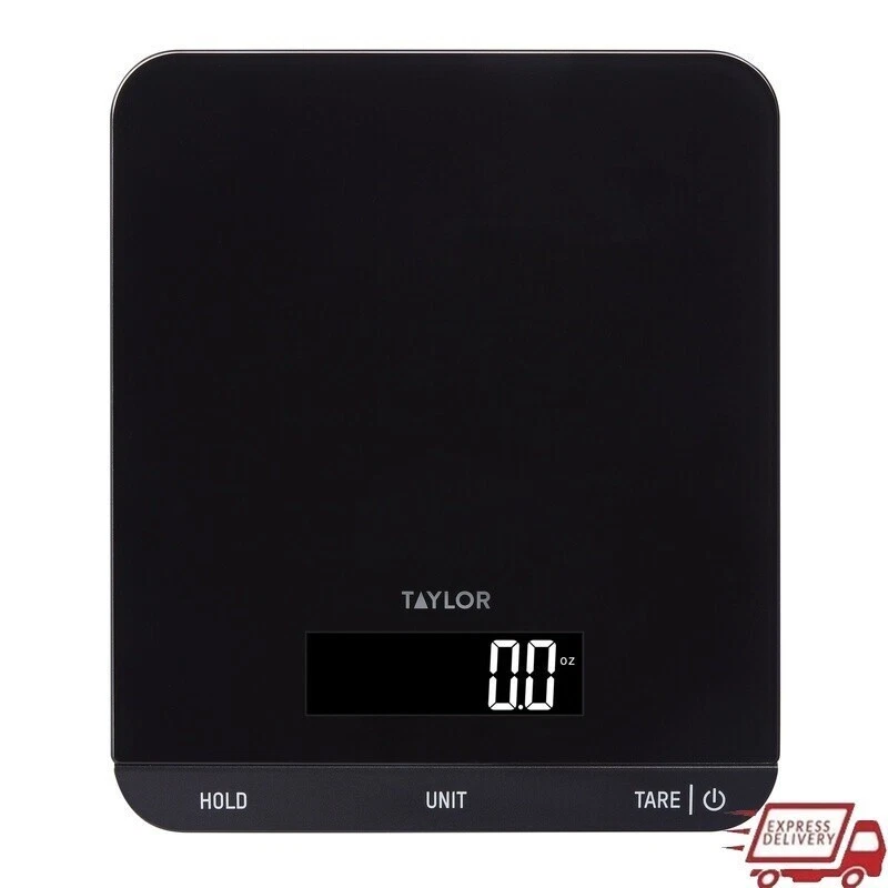 Digital Kitchen Scale 33LB Capacity Glass Weighing Food Hold Feature Easy Read
