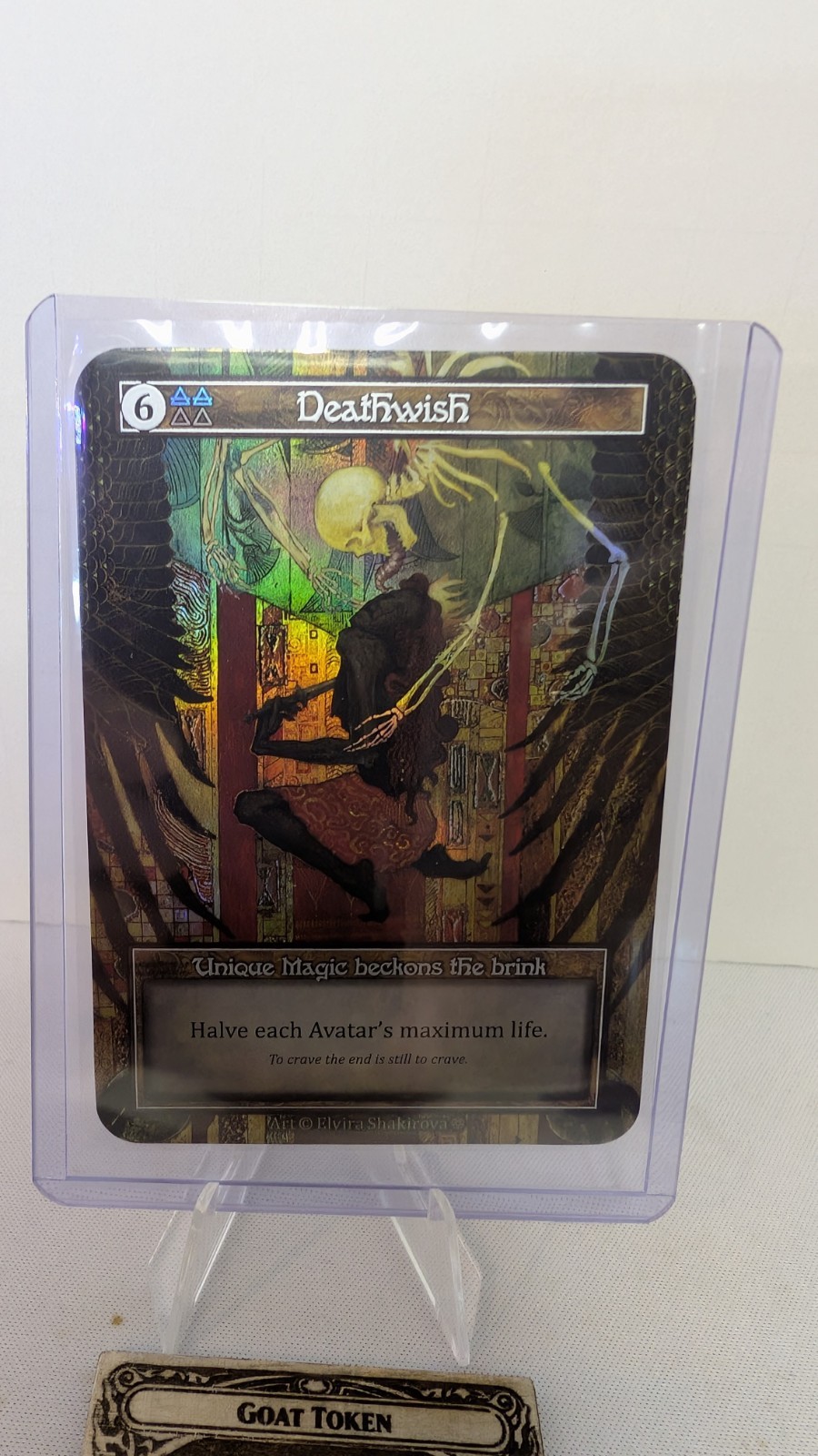 *Foil* Deathwish - Sorcery: Contested Realm - Gothic - Unique