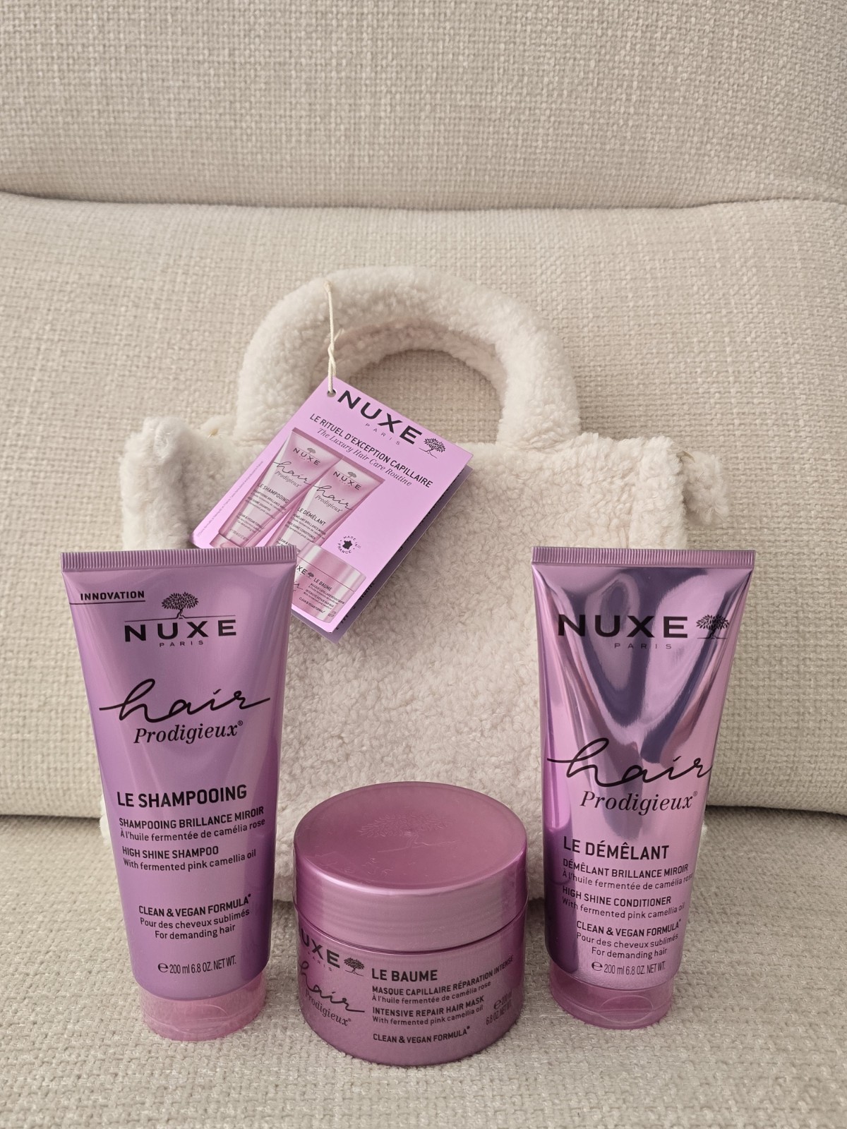 Nuxe Hair Coffret Le Rituel d'Exception Capillaire neuf contre les cheveux secs et cassants