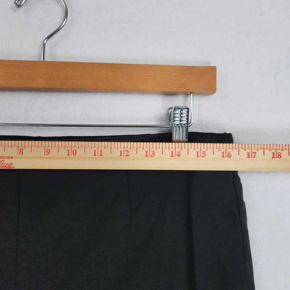 Calvin Klein Pants Womens 14 Black Mid Rise Tapered Leg Pull On Business Casual - Image 3 of 4