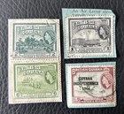 Lot of 4 Antique Stamps British Guiana Various Years Stamps F29