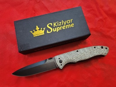 Kizlyar Supreme Vega Micarta Pocket Knife - KK0123  - New in Box - NOS