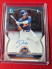 2023 Bowman Chrome Diego Mosquera Auto 1st Bowman CPA-DM Mets