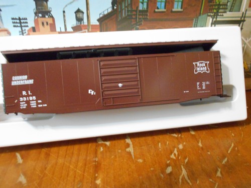 Kit de trenes ramificados a escala HO #12603 Rock Island 50' PS1 vagón de caja #33217 | Zustand: New