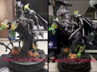 Bigfoot The Headless Horseman Dullahan World of Warcraft Model Statue In Stock