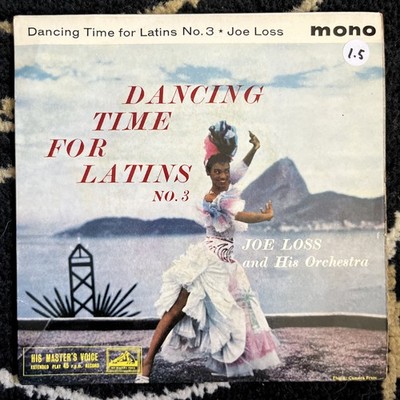 Joe Loss Dancing Time For Latins No. 3 1962 Vintage Kitsch Easy Exotica 7'' vinyl