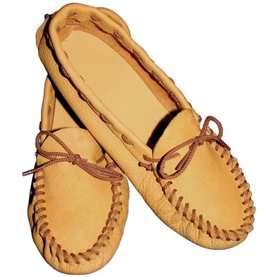 C4604-05 Adult Moccasin Leathercraft Kit, Size 12-13, Golden Tan, 1-Pair