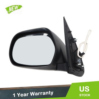 Left Hand Side Electric Door Mirror New Black Fit For Toyota Hiace Van 2005-2013