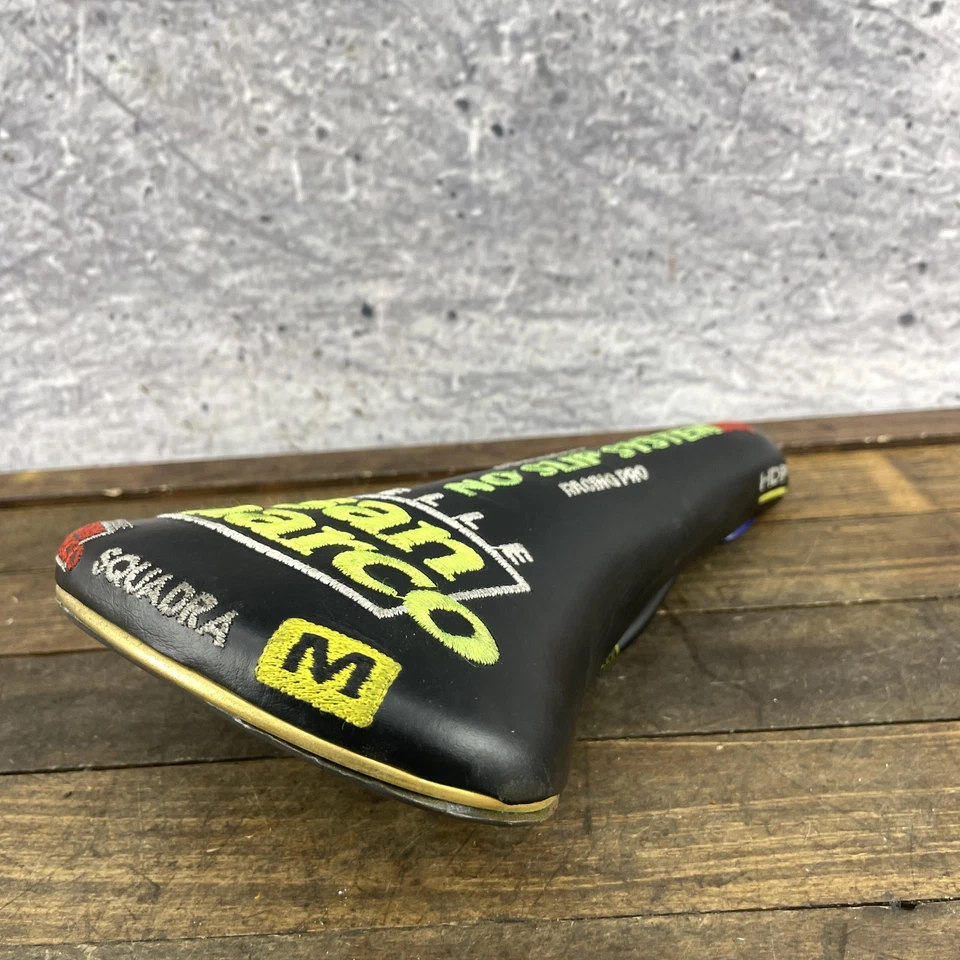 Vintage Selle San Marco Squadra HDP Racing Pro No Slip System Saddle Italy - Image 4 of 4