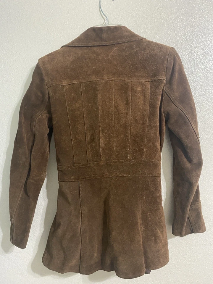 Women’s Vintage Suede Leather Jacket - Image 2 of 4